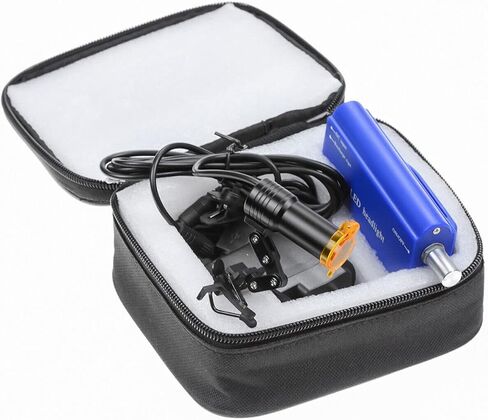 5W Waist Hanging LED HeadLight with Plastic Clip for Magnifier (Black) in Saudi Arabia