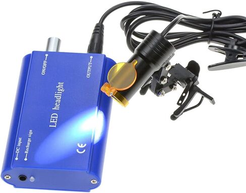 5W Waist Hanging LED HeadLight with Plastic Clip for Magnifier (Black) in Saudi Arabia