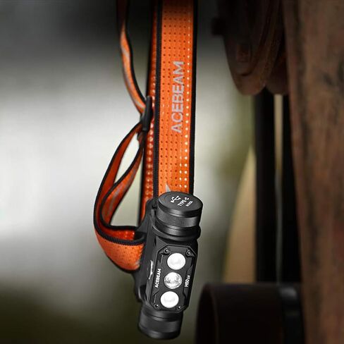 ACEBEAM Adjustable Headlamp Headband with Bracket, Comfortable Elastic Breathable Strap with Reflective Strip (Fits: H30 New Version) in Saudi Arabia