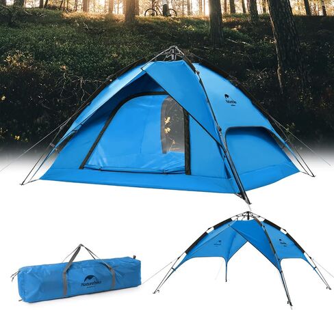 Naturehike Camping Tent, 3-4 Person Pop Up Tent for Camping, Easy Set up Instant Tent for Camping, 3 Person 4 Person Camping Tent in Saudi Arabia