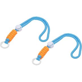 PATIKIL Paracord Lanyard Keychain, Cell Phone Keychain Rope Wrist Lanyards Braided Strap