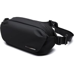 Waterproof Fanny Pack for Men Stylish Sling Bag with Magnetic Snap Lightweight Shoulder Bag for Traveling, Sporting, Cycling, Daily