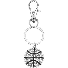 Sportybella Basketball, Softball, Volleyball Keychain, Baseball Keychain, Soccer Key Fob, Team Spirit Gift for Players