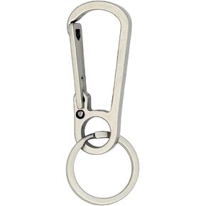 Titanium Carabiner Keychain, Car Key EDC Key Chain Clip Quick Release Hooks with Keyring in Saudi Arabia