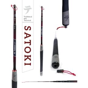 Tenkara USA Fly Fishing (Complete Set: SATOKI™ Rod + Starter Kit) | Carbon Fiber, Lightweight, Telescopic