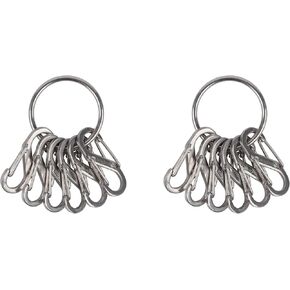 Nite Ize KeyRing Steel S-Biner - 2 Count (2 Pack)