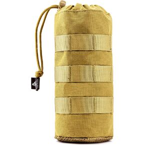 Molle Water Bottle Pouch Tactical Water Bottle Holder Military Drawstring Hydration Carrier