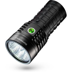 sofirn Q8 Plus Super Bright Flashlight max 16000 Lumens, Rechargeable Powerful Flashlight with High Powered 6* LED, Anduril 2 UI, Ultra-Long Runtime for Camping, Searching, Survival, Emergency