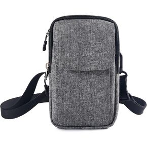 Multifunction Cross Body Bag,Cell Phone Holsters Tactical Waist EDC Belt Pouch,One Shoulder Waist Bag,Outdoor Smart Phone Case Cell Phone Purse Outdoor Bag for Camping Hiking Travel.