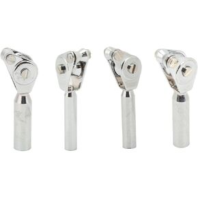 Aluminium Alloy Fishing Roller Guide Tip Top Fishing Pole Rod Double Pulley Guide Rod Tip Guide for Sea Boat Fishing Trolling