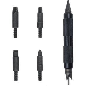 Case Prep Multitool, Case Chamfer Deburring Hand Tools for Reloading, Fits Case. 17-. 45 Caliber, Primer Pocket Cleaners Reamers for Removing Crimps