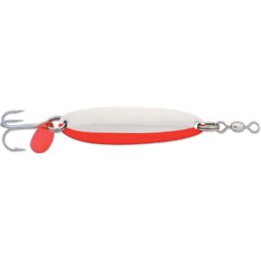Luhr Jensen 1003-058-0305 Krocodile, Chrome/Fluorescent Red Side Stripe