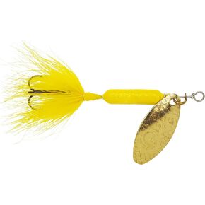 Yakima Bait Wordens Original Rooster Tail 1/4oz Spinner Lure, 3 Pack- Yellow