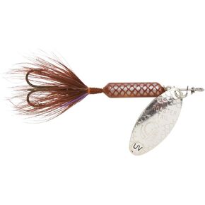YAKIMA BAIT Wordens Original Rooster Tail Spinner Lure, UV Tinsel Brown, 1/6-Ounce