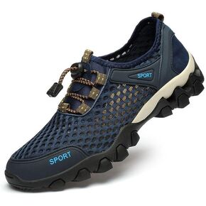Outdoor Hiking Shoes - Slip-On, Anti-Slip, Adjustable Buckle, Durable Design