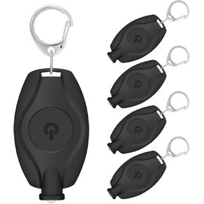 RISEMART 10 Pack Keychain Flashlight, 14 Lumens Bright LED Keychain Light 2 Modes, Portable Mini Key Ring light for Ourdoor Camping Emergency Hiking