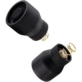 Momentary ONLY Tailcap for Surefire Weapon Lights & Arisaka M300/M600 Light Bodies - Black Finish (Arisaka TC-2 Equivalent)