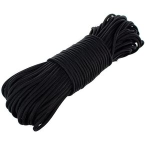 PARACORD PLANET | All Types of Black Parachute Cord – para-Max 1/4, 10 FT Hank