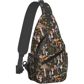 Sling Bag For Women Men Chicken Crossbody Backpack Sling Backpack For Travel Hiking Daypack Chest Bag