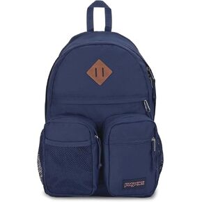 JanSport Granby JS0A7ZOG Rucksack, Two Side Pockets, PC Sleeve, navy