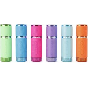 LUXPRO LP395 Gels Glow-in-the-Dark 9 LED Flashlight (LP395-6PK)……