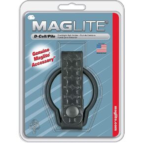 Maglite Black Plain Leather Belt Holder for D Cell Flashlights
