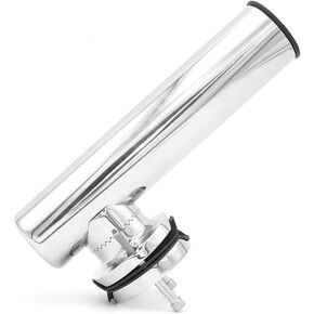 316 Stainless Steel Fishing Rod Holders Clamp On Rails Mounting 32-53mm Rail Mounted Marine Grade for Boat Yacht