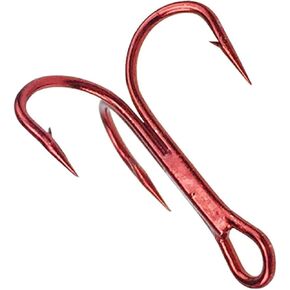 Fishing Treble Hooks High Carbon Steel Treble Hooks Super Sharp Solid Triple Barbed