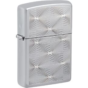 Zippo Lighter: Engraved Design - High Polish Chrome 81442