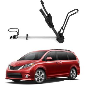 OCPTY Bike carrier Rooftop Upright Bike Rack Mounts for SUV Truck Van Car Rooftop Set of 1 Bike Roof Rack
