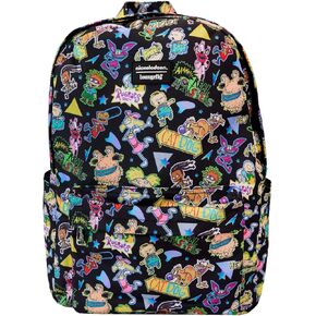 Loungefly Nickelodeon Retro AOP Full Size Nylon Backpack