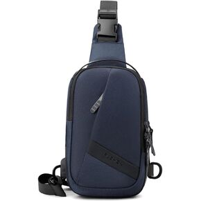 Sling Chest Bag Crossbody Backpack for Men Women Multi-purpose Daypack for Hiking Travel (Blue)