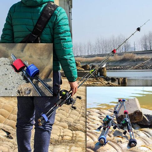 FISH'N Fool Fishing Lure Wraps, 10 Packs Lure Cover, Saltwater Resistant Fishing Gear, Fishing Hook Covers, Durable & Clear PVC Keeps Fishing Safe, Easily See Lures, Two Sizes Included, Great Value in Saudi Arabia