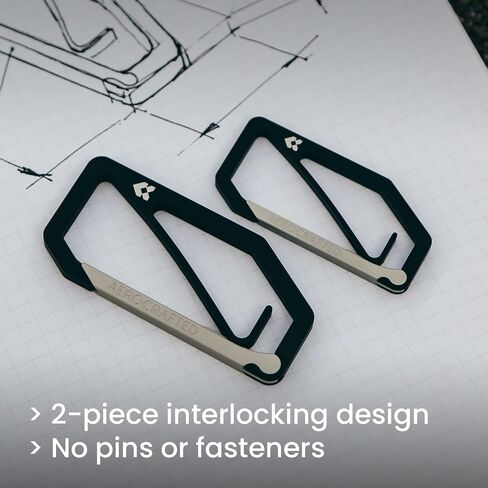 Uplock Key Carabiner - Precision Made Titanium Everyday Carry Carabiner in Saudi Arabia