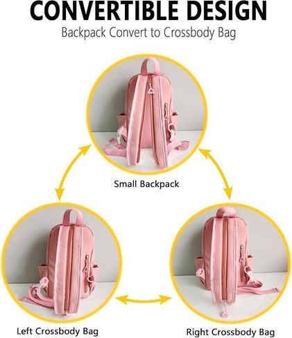 Crossbody Bags for Women Casual Travel Backpack Sling Bag for Woman Teen Girl Gifts Trendy Stuff in Saudi Arabia