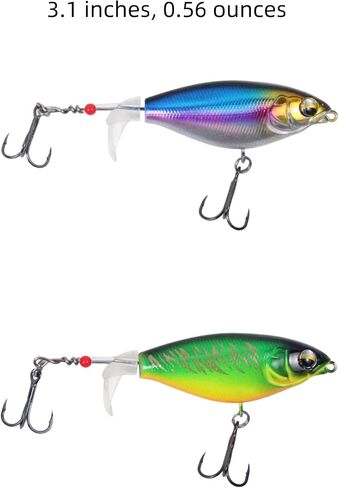 bass baits, Pack of 10, Free Hook Remover, Fishing line, Hook, crankbait, Tackle Box in Saudi Arabia