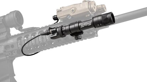 SureFire M603V IR Scout Light مع مفتاح SR07-D-IT وM75 Thumbscrew Mount، أسود in Kuwait