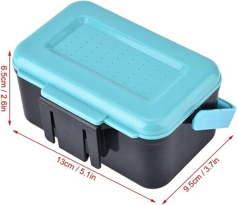 Maggot Boxes For Fishing,Portable Fishing Lure Box Case Live Lure Bait Hook Carrying Case Worm Fishing Tackle Box with Interlayer Fishing Bait Case Tackle Boxes worm containers for fishing worm in Saudi Arabia