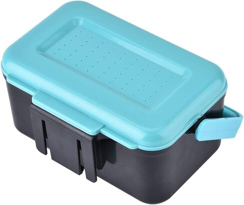 Maggot Boxes For Fishing,Portable Fishing Lure Box Case Live Lure Bait Hook Carrying Case Worm Fishing Tackle Box with Interlayer Fishing Bait Case Tackle Boxes worm containers for fishing worm in Saudi Arabia