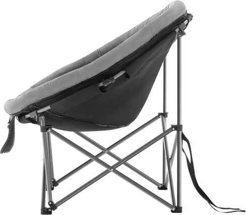UMINEUX Oversized Camping Chair, Heavy-Duty Saucer Chair for Adults, 350 lb. Capacity, Padded, Folding, Portable large Cozy Circle Chair with storage Bag for Outdoor, Patio, Balcony in Saudi Arabia