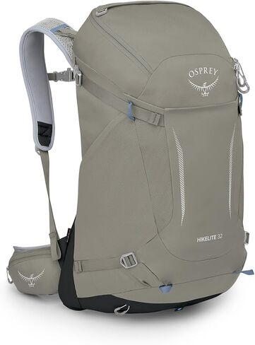 Osprey Hikelite 32L Unisex Hiking Backpack, Tan Concrete, Small/Medium in Saudi Arabia
