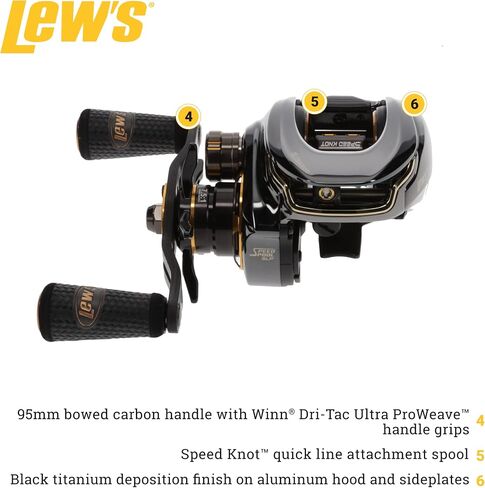 Lew's Team Lew's Elite-Ti Baitcast Reel in Saudi Arabia