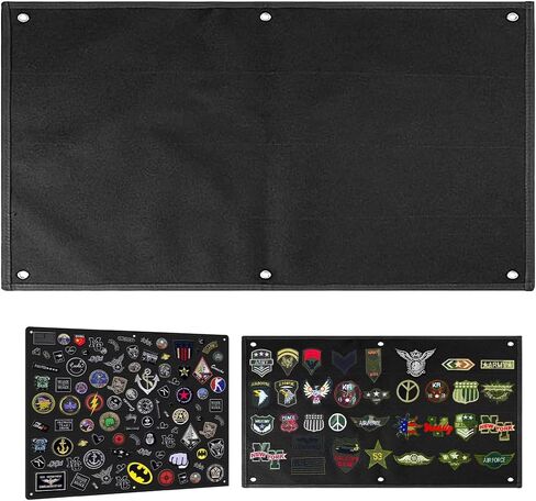 43.3’’x27.6’’ Patch Board, Waterproof Oxford Patch Wall, Patch Display Panel Holder Board for Military Army Morale Hook and Loop Emblems. in Kuwait