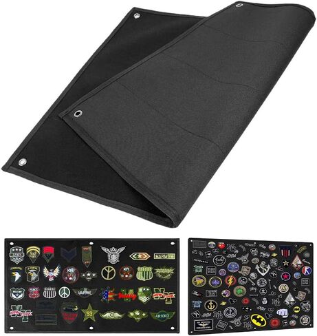 43.3’’x27.6’’ Patch Board, Waterproof Oxford Patch Wall, Patch Display Panel Holder Board for Military Army Morale Hook and Loop Emblems. in Kuwait