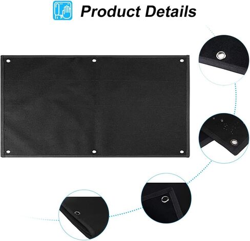 43.3’’x27.6’’ Patch Board, Waterproof Oxford Patch Wall, Patch Display Panel Holder Board for Military Army Morale Hook and Loop Emblems. in Kuwait