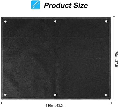 43.3’’x27.6’’ Patch Board, Waterproof Oxford Patch Wall, Patch Display Panel Holder Board for Military Army Morale Hook and Loop Emblems. in Kuwait
