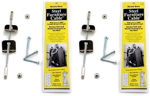 Quakehold! 2830 Furniture Cable Silver, 7 Inch in Kuwait