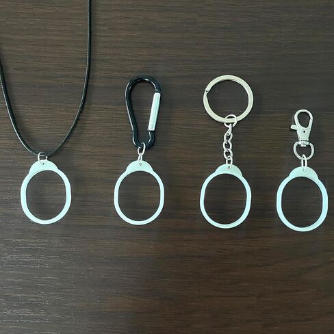 4 PCS Holder Compatible with Disney Magic Band 2.0, Keychain/Clip/Carabiner/Pendant Accessories Compatible with Disney Parks Magicband（Glow in the Dark） in Saudi Arabia