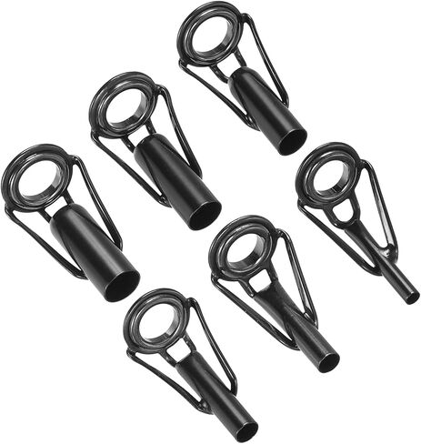 PATIKIL Fishing Rod Tips Repair Kit Stainless Steel Pole Ring Guide Replacement for Saltwater Freshwater Fishing in Saudi Arabia