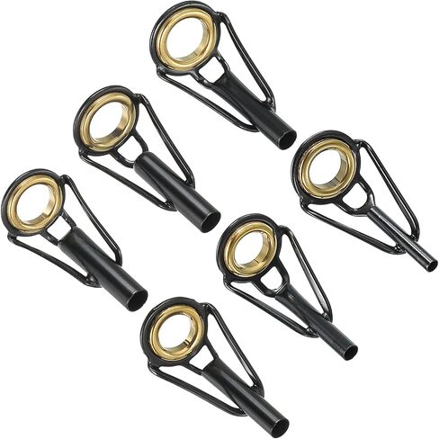 PATIKIL Fishing Rod Tips Repair Kit Stainless Steel Pole Ring Guide Replacement for Saltwater Freshwater Fishing in Saudi Arabia
